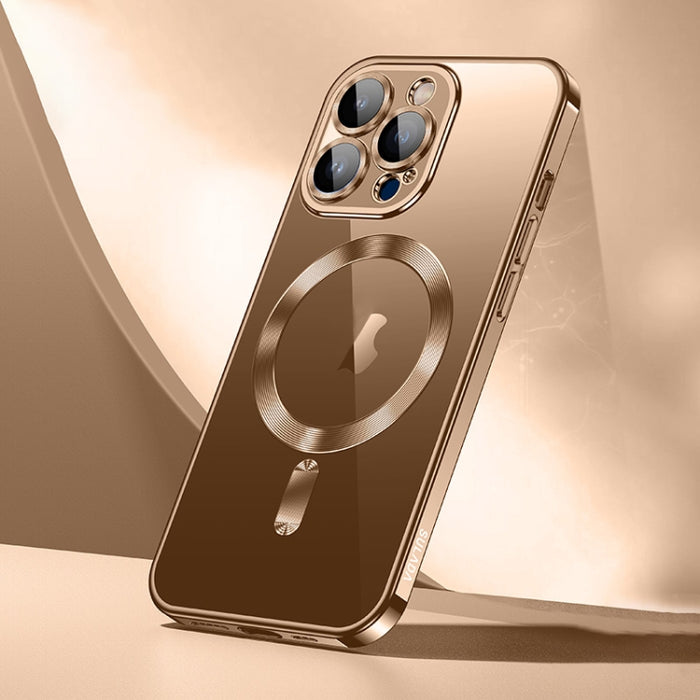 Funda blanda para teléfono SULADA MagSafe Plating TPU a prueba de golpes, For iPhone 16 Pro Max, For iPhone 16 Pro, For iPhone 16 Plus, For iPhone 16