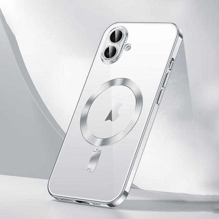 Funda blanda para teléfono SULADA MagSafe Plating TPU a prueba de golpes, For iPhone 16 Pro Max, For iPhone 16 Pro, For iPhone 16 Plus, For iPhone 16