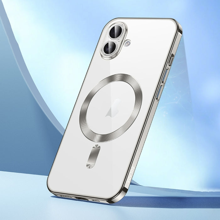 Funda blanda para teléfono SULADA MagSafe Plating TPU a prueba de golpes, For iPhone 16 Pro Max, For iPhone 16 Pro, For iPhone 16 Plus, For iPhone 16