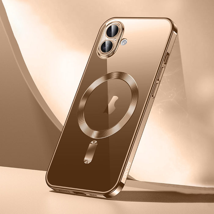 Funda blanda para teléfono SULADA MagSafe Plating TPU a prueba de golpes, For iPhone 16 Pro Max, For iPhone 16 Pro, For iPhone 16 Plus, For iPhone 16