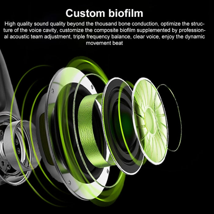 Audífonos deportivos Bluetooth impermeables de conducción ósea Langsdom BE17