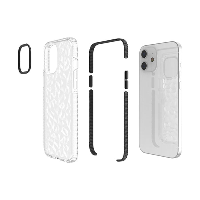 Funda protectora de TPU con textura de diamante a prueba de golpes