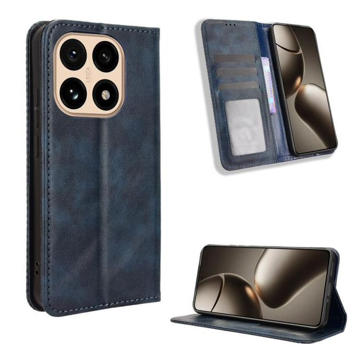 Funda de cuero para teléfono con textura retro y hebilla magnética, For Redmi A7 Pro 171mm / Poco C85x 5G, For Redmi 15a 5G / R70 5G / R70m 5G, For Redmi Turbo 5 Max 5G / Poco X8 Pro Max, For Redmi Turbo 5 5G / Poco X8 Pro                              ...