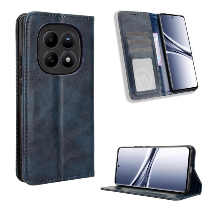 Funda de cuero para teléfono con textura retro y hebilla magnética, For Redmi A7 Pro 171mm / Poco C85x 5G, For Redmi 15a 5G / R70 5G / R70m 5G, For Redmi Turbo 5 Max 5G / Poco X8 Pro Max, For Redmi Turbo 5 5G / Poco X8 Pro                              ...