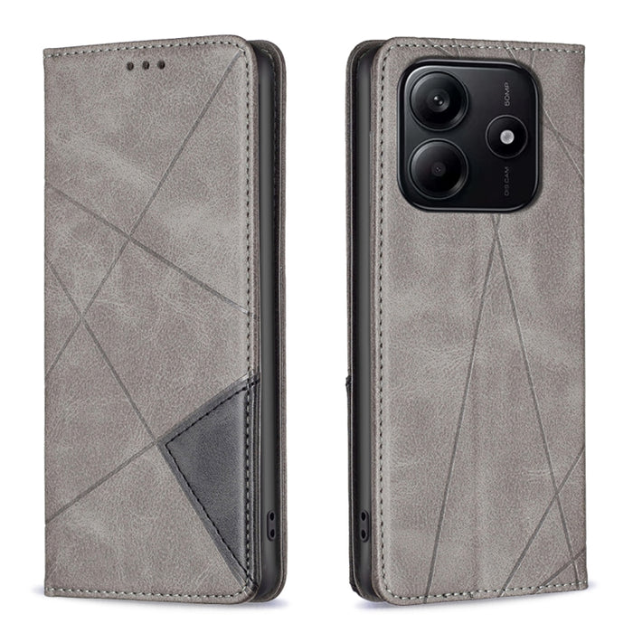 Funda de cuero magnética para teléfono con textura de rombos, For Redmi K90 Max 5G, For Redmi A7 Pro 171mm / Poco C85x 5G, For Redmi 15a 5G, For Redmi Tubo 5 Max / Poco X8 Pro Max, For Redmi Tubo 5 / Poco X8 Pro 5G, For Redmi Note 15 5G Global 164mm   ...