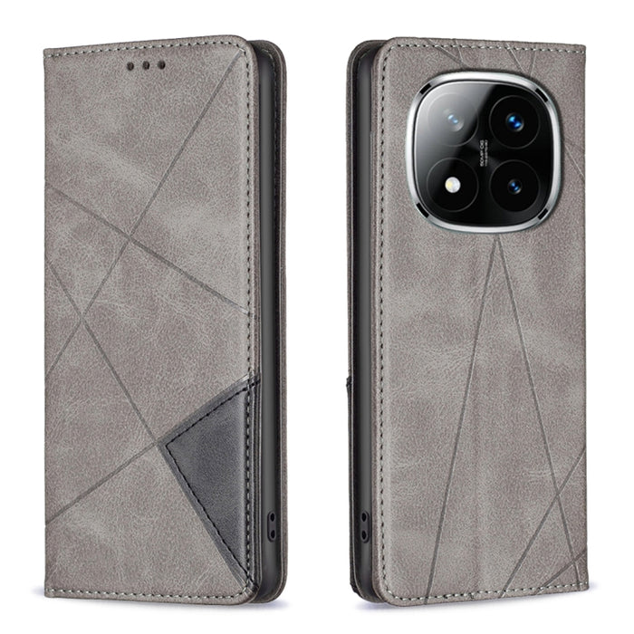Funda de cuero magnética para teléfono con textura de rombos, For Redmi K90 Max 5G, For Redmi A7 Pro 171mm / Poco C85x 5G, For Redmi 15a 5G, For Redmi Tubo 5 Max / Poco X8 Pro Max, For Redmi Tubo 5 / Poco X8 Pro 5G, For Redmi Note 15 5G Global 164mm   ...