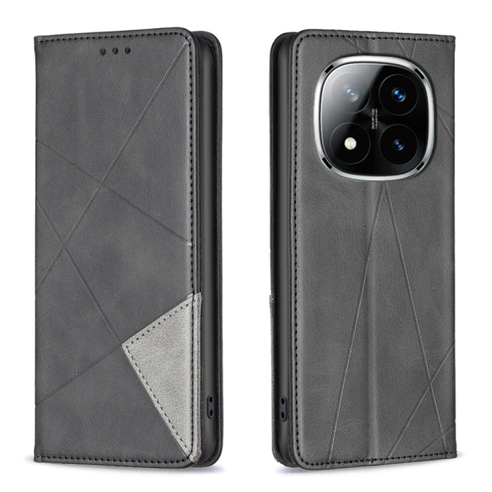 Funda de cuero magnética para teléfono con textura de rombos, For Redmi K90 Max 5G, For Redmi A7 Pro 171mm / Poco C85x 5G, For Redmi 15a 5G, For Redmi Tubo 5 Max / Poco X8 Pro Max, For Redmi Tubo 5 / Poco X8 Pro 5G, For Redmi Note 15 5G Global 164mm   ...