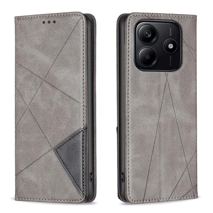 Funda de cuero magnética para teléfono con textura de rombos, For Redmi K90 Max 5G, For Redmi A7 Pro 171mm / Poco C85x 5G, For Redmi 15a 5G, For Redmi Tubo 5 Max / Poco X8 Pro Max, For Redmi Tubo 5 / Poco X8 Pro 5G, For Redmi Note 15 5G Global 164mm   ...