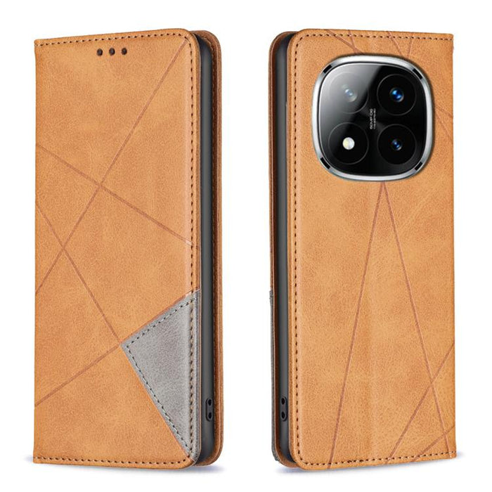 Funda de cuero magnética para teléfono con textura de rombos, For Redmi K90 Max 5G, For Redmi A7 Pro 171mm / Poco C85x 5G, For Redmi 15a 5G, For Redmi Tubo 5 Max / Poco X8 Pro Max, For Redmi Tubo 5 / Poco X8 Pro 5G, For Redmi Note 15 5G Global 164mm   ...