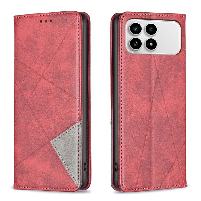 Funda de cuero magnética para teléfono con textura de rombos, For Redmi K90 Max 5G, For Redmi A7 Pro 171mm / Poco C85x 5G, For Redmi 15a 5G, For Redmi Tubo 5 Max / Poco X8 Pro Max, For Redmi Tubo 5 / Poco X8 Pro 5G, For Redmi Note 15 5G Global 164mm   ...