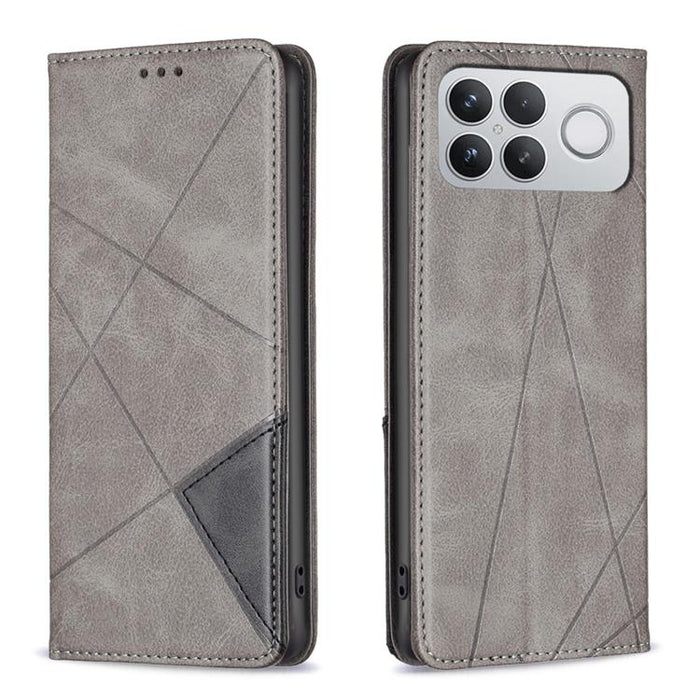 Funda de cuero magnética para teléfono con textura de rombos, For Redmi K90 Max 5G, For Redmi A7 Pro 171mm / Poco C85x 5G, For Redmi 15a 5G, For Redmi Tubo 5 Max / Poco X8 Pro Max, For Redmi Tubo 5 / Poco X8 Pro 5G, For Redmi Note 15 5G Global 164mm   ...
