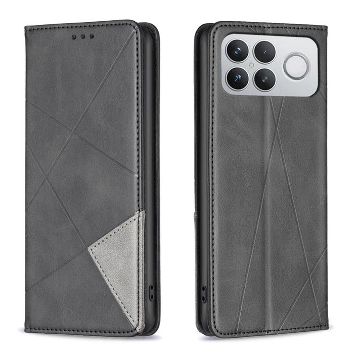 Funda de cuero magnética para teléfono con textura de rombos, For Redmi K90 Max 5G, For Redmi A7 Pro 171mm / Poco C85x 5G, For Redmi 15a 5G, For Redmi Tubo 5 Max / Poco X8 Pro Max, For Redmi Tubo 5 / Poco X8 Pro 5G, For Redmi Note 15 5G Global 164mm   ...