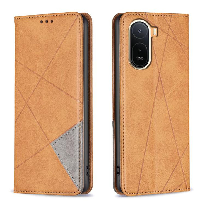 Funda de cuero magnética para teléfono con textura de rombos, For Redmi K90 Max 5G, For Redmi A7 Pro 171mm / Poco C85x 5G, For Redmi 15a 5G, For Redmi Tubo 5 Max / Poco X8 Pro Max, For Redmi Tubo 5 / Poco X8 Pro 5G, For Redmi Note 15 5G Global 164mm   ...