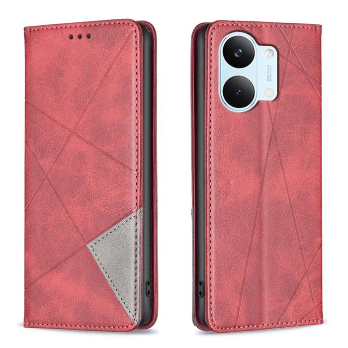 Funda de cuero magnética para teléfono con textura de rombos, For Redmi K90 Max 5G, For Redmi A7 Pro 171mm / Poco C85x 5G, For Redmi 15a 5G, For Redmi Tubo 5 Max / Poco X8 Pro Max, For Redmi Tubo 5 / Poco X8 Pro 5G, For Redmi Note 15 5G Global 164mm   ...