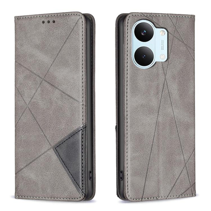 Funda de cuero magnética para teléfono con textura de rombos, For Redmi K90 Max 5G, For Redmi A7 Pro 171mm / Poco C85x 5G, For Redmi 15a 5G, For Redmi Tubo 5 Max / Poco X8 Pro Max, For Redmi Tubo 5 / Poco X8 Pro 5G, For Redmi Note 15 5G Global 164mm   ...