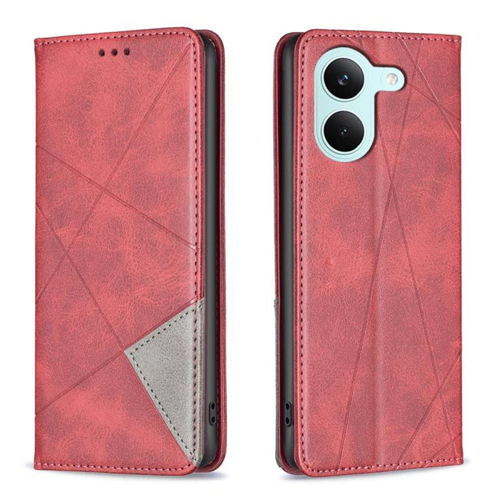Funda de cuero magnética para teléfono con textura de rombos, For Redmi K90 Max 5G, For Redmi A7 Pro 171mm / Poco C85x 5G, For Redmi 15a 5G, For Redmi Tubo 5 Max / Poco X8 Pro Max, For Redmi Tubo 5 / Poco X8 Pro 5G, For Redmi Note 15 5G Global 164mm   ...