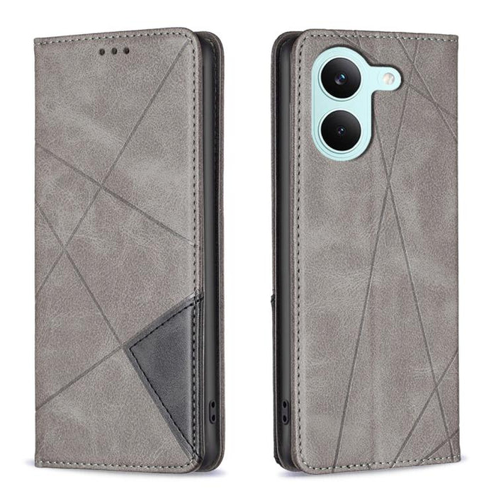 Funda de cuero magnética para teléfono con textura de rombos, For Redmi K90 Max 5G, For Redmi A7 Pro 171mm / Poco C85x 5G, For Redmi 15a 5G, For Redmi Tubo 5 Max / Poco X8 Pro Max, For Redmi Tubo 5 / Poco X8 Pro 5G, For Redmi Note 15 5G Global 164mm   ...
