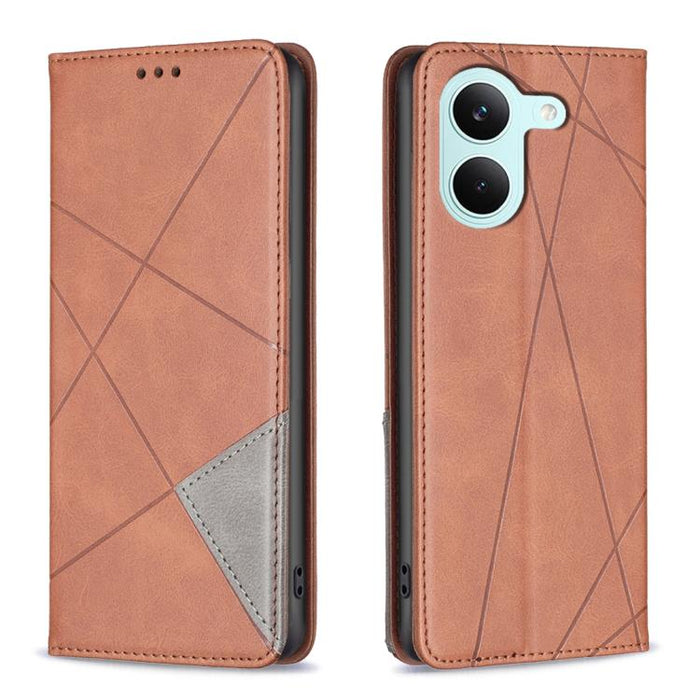 Funda de cuero magnética para teléfono con textura de rombos, For Redmi K90 Max 5G, For Redmi A7 Pro 171mm / Poco C85x 5G, For Redmi 15a 5G, For Redmi Tubo 5 Max / Poco X8 Pro Max, For Redmi Tubo 5 / Poco X8 Pro 5G, For Redmi Note 15 5G Global 164mm   ...