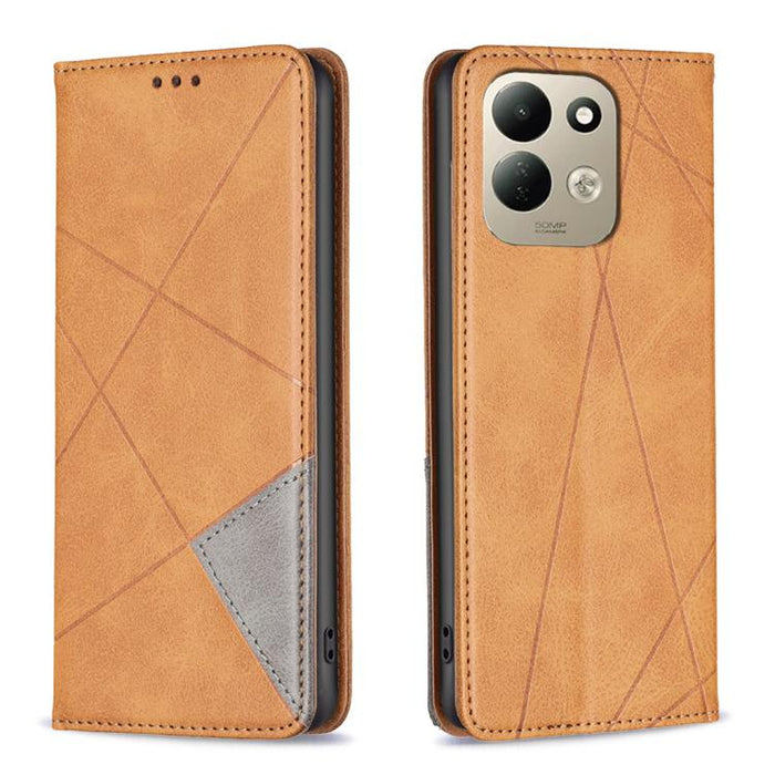 Funda de cuero magnética para teléfono con textura de rombos, For Redmi K90 Max 5G, For Redmi A7 Pro 171mm / Poco C85x 5G, For Redmi 15a 5G, For Redmi Tubo 5 Max / Poco X8 Pro Max, For Redmi Tubo 5 / Poco X8 Pro 5G, For Redmi Note 15 5G Global 164mm   ...