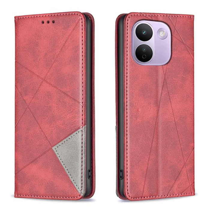 Funda de cuero magnética para teléfono con textura de rombos, For Redmi K90 Max 5G, For Redmi A7 Pro 171mm / Poco C85x 5G, For Redmi 15a 5G, For Redmi Tubo 5 Max / Poco X8 Pro Max, For Redmi Tubo 5 / Poco X8 Pro 5G, For Redmi Note 15 5G Global 164mm   ...
