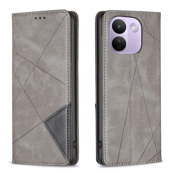 Funda de cuero magnética para teléfono con textura de rombos, For Redmi K90 Max 5G, For Redmi A7 Pro 171mm / Poco C85x 5G, For Redmi 15a 5G, For Redmi Tubo 5 Max / Poco X8 Pro Max, For Redmi Tubo 5 / Poco X8 Pro 5G, For Redmi Note 15 5G Global 164mm   ...