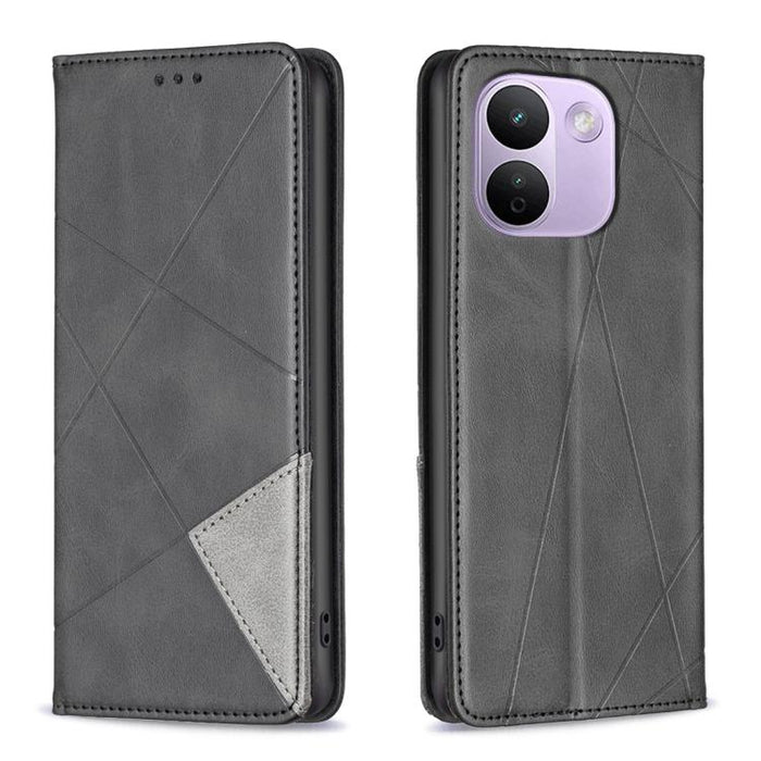 Funda de cuero magnética para teléfono con textura de rombos, For Redmi K90 Max 5G, For Redmi A7 Pro 171mm / Poco C85x 5G, For Redmi 15a 5G, For Redmi Tubo 5 Max / Poco X8 Pro Max, For Redmi Tubo 5 / Poco X8 Pro 5G, For Redmi Note 15 5G Global 164mm   ...