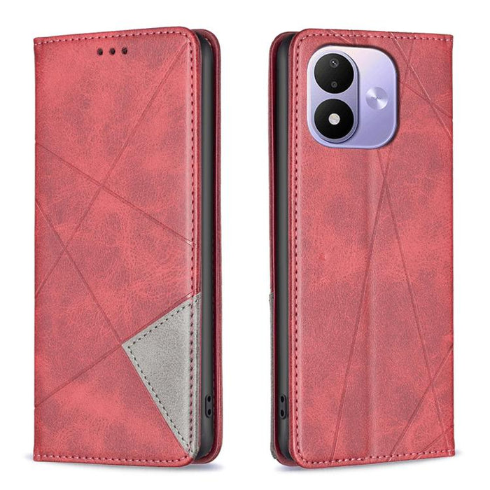 Funda de cuero magnética para teléfono con textura de rombos, For Redmi K90 Max 5G, For Redmi A7 Pro 171mm / Poco C85x 5G, For Redmi 15a 5G, For Redmi Tubo 5 Max / Poco X8 Pro Max, For Redmi Tubo 5 / Poco X8 Pro 5G, For Redmi Note 15 5G Global 164mm   ...