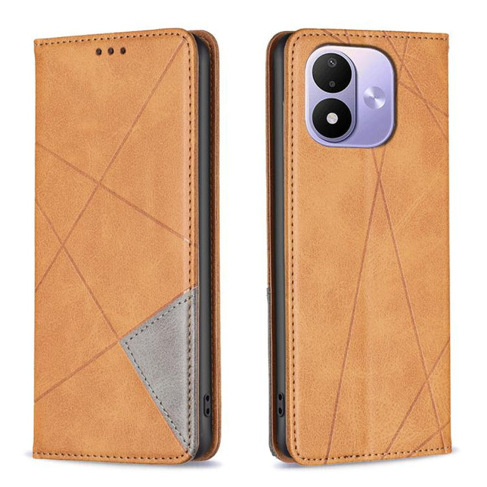 Funda de cuero magnética para teléfono con textura de rombos, For Redmi K90 Max 5G, For Redmi A7 Pro 171mm / Poco C85x 5G, For Redmi 15a 5G, For Redmi Tubo 5 Max / Poco X8 Pro Max, For Redmi Tubo 5 / Poco X8 Pro 5G, For Redmi Note 15 5G Global 164mm   ...