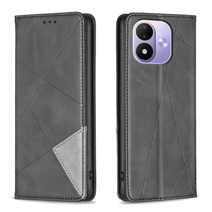 Funda de cuero magnética para teléfono con textura de rombos, For Redmi K90 Max 5G, For Redmi A7 Pro 171mm / Poco C85x 5G, For Redmi 15a 5G, For Redmi Tubo 5 Max / Poco X8 Pro Max, For Redmi Tubo 5 / Poco X8 Pro 5G, For Redmi Note 15 5G Global 164mm   ...