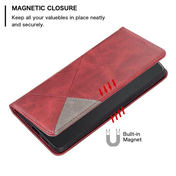 Funda de cuero magnética para teléfono con textura de rombos, For Redmi K90 Max 5G, For Redmi A7 Pro 171mm / Poco C85x 5G, For Redmi 15a 5G, For Redmi Tubo 5 Max / Poco X8 Pro Max, For Redmi Tubo 5 / Poco X8 Pro 5G, For Redmi Note 15 5G Global 164mm   ...