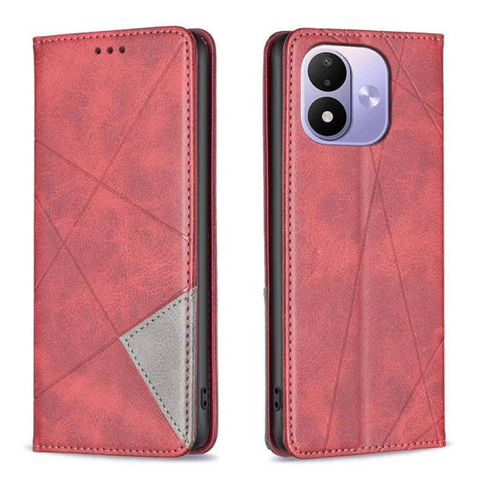 Funda de cuero magnética para teléfono con textura de rombos, For Redmi K90 Max 5G, For Redmi A7 Pro 171mm / Poco C85x 5G, For Redmi 15a 5G, For Redmi Tubo 5 Max / Poco X8 Pro Max, For Redmi Tubo 5 / Poco X8 Pro 5G, For Redmi Note 15 5G Global 164mm   ...