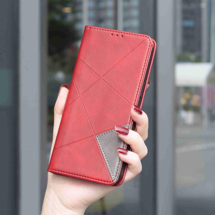 Funda de cuero magnética para teléfono con textura de rombos, For Redmi K90 Max 5G, For Redmi A7 Pro 171mm / Poco C85x 5G, For Redmi 15a 5G, For Redmi Tubo 5 Max / Poco X8 Pro Max, For Redmi Tubo 5 / Poco X8 Pro 5G, For Redmi Note 15 5G Global 164mm   ...