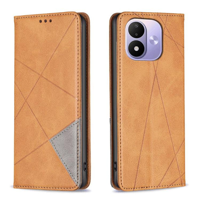 Funda de cuero magnética para teléfono con textura de rombos, For Redmi K90 Max 5G, For Redmi A7 Pro 171mm / Poco C85x 5G, For Redmi 15a 5G, For Redmi Tubo 5 Max / Poco X8 Pro Max, For Redmi Tubo 5 / Poco X8 Pro 5G, For Redmi Note 15 5G Global 164mm   ...