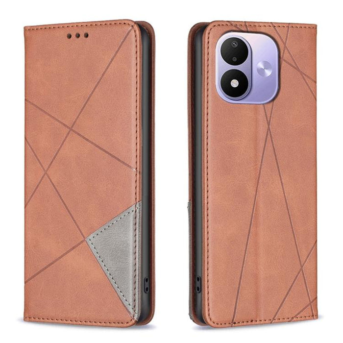 Funda de cuero magnética para teléfono con textura de rombos, For Redmi K90 Max 5G, For Redmi A7 Pro 171mm / Poco C85x 5G, For Redmi 15a 5G, For Redmi Tubo 5 Max / Poco X8 Pro Max, For Redmi Tubo 5 / Poco X8 Pro 5G, For Redmi Note 15 5G Global 164mm   ...