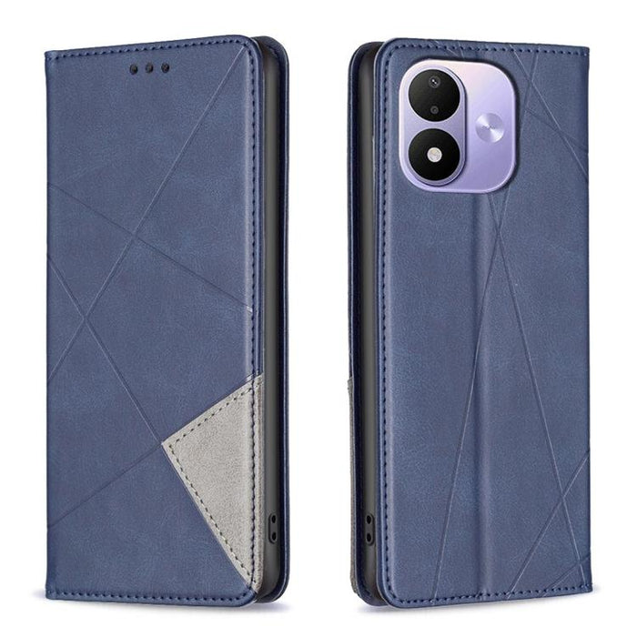 Funda de cuero magnética para teléfono con textura de rombos, For Redmi K90 Max 5G, For Redmi A7 Pro 171mm / Poco C85x 5G, For Redmi 15a 5G, For Redmi Tubo 5 Max / Poco X8 Pro Max, For Redmi Tubo 5 / Poco X8 Pro 5G, For Redmi Note 15 5G Global 164mm   ...
