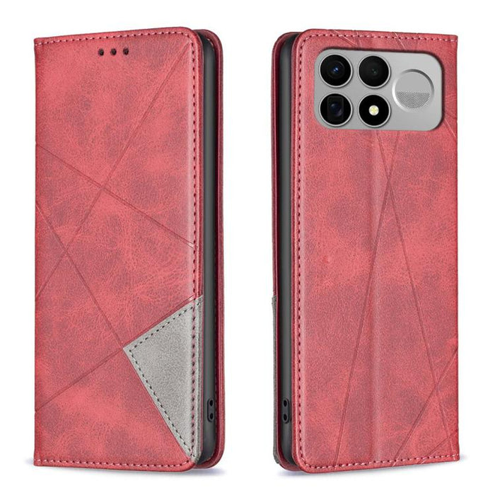 Funda de cuero magnética para teléfono con textura de rombos, For Redmi K90 Max 5G, For Redmi A7 Pro 171mm / Poco C85x 5G, For Redmi 15a 5G, For Redmi Tubo 5 Max / Poco X8 Pro Max, For Redmi Tubo 5 / Poco X8 Pro 5G, For Redmi Note 15 5G Global 164mm   ...