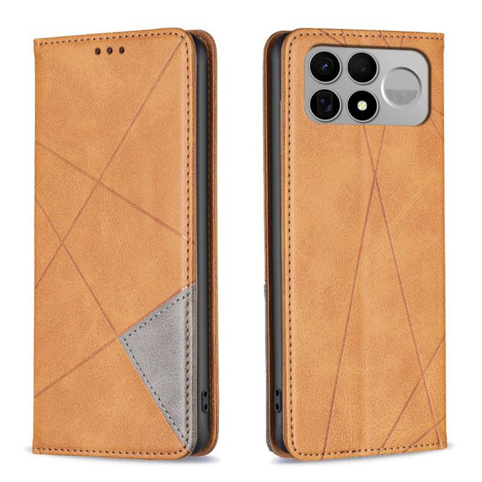 Funda de cuero magnética para teléfono con textura de rombos, For Redmi K90 Max 5G, For Redmi A7 Pro 171mm / Poco C85x 5G, For Redmi 15a 5G, For Redmi Tubo 5 Max / Poco X8 Pro Max, For Redmi Tubo 5 / Poco X8 Pro 5G, For Redmi Note 15 5G Global 164mm   ...