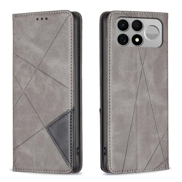 Funda de cuero magnética para teléfono con textura de rombos, For Redmi K90 Max 5G, For Redmi A7 Pro 171mm / Poco C85x 5G, For Redmi 15a 5G, For Redmi Tubo 5 Max / Poco X8 Pro Max, For Redmi Tubo 5 / Poco X8 Pro 5G, For Redmi Note 15 5G Global 164mm   ...
