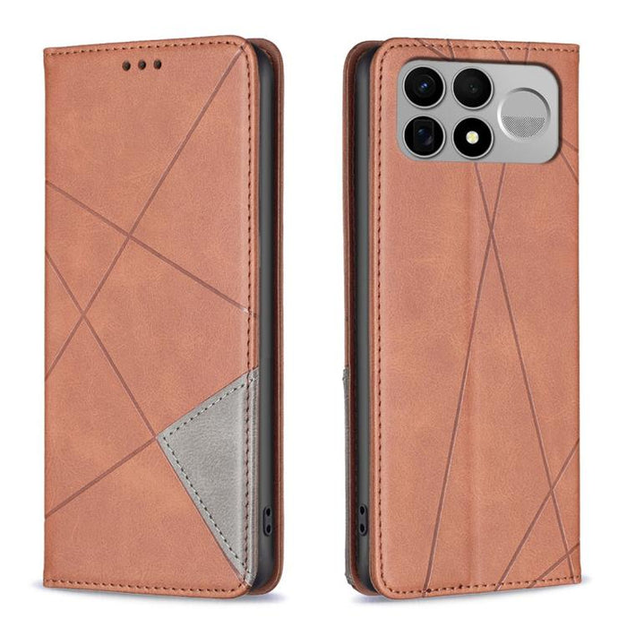 Funda de cuero magnética para teléfono con textura de rombos, For Redmi K90 Max 5G, For Redmi A7 Pro 171mm / Poco C85x 5G, For Redmi 15a 5G, For Redmi Tubo 5 Max / Poco X8 Pro Max, For Redmi Tubo 5 / Poco X8 Pro 5G, For Redmi Note 15 5G Global 164mm   ...