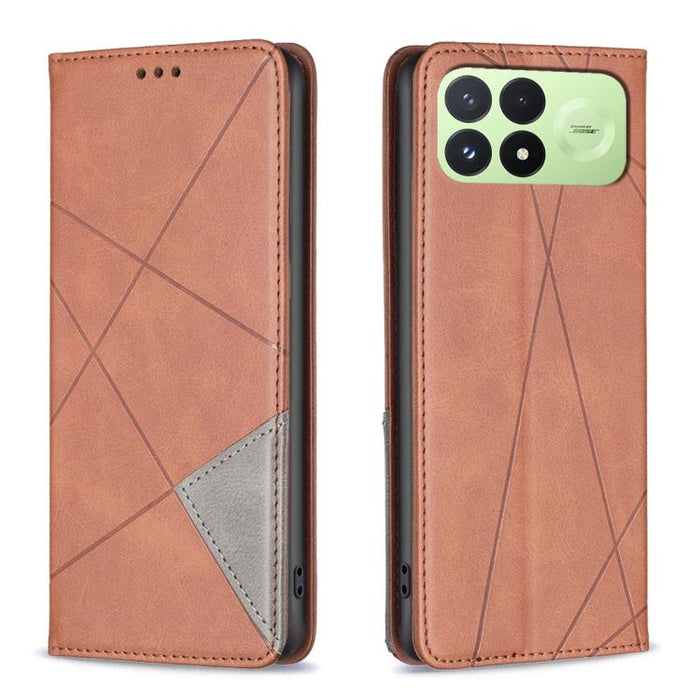 Funda de cuero magnética para teléfono con textura de rombos, For Redmi K90 Max 5G, For Redmi A7 Pro 171mm / Poco C85x 5G, For Redmi 15a 5G, For Redmi Tubo 5 Max / Poco X8 Pro Max, For Redmi Tubo 5 / Poco X8 Pro 5G, For Redmi Note 15 5G Global 164mm   ...