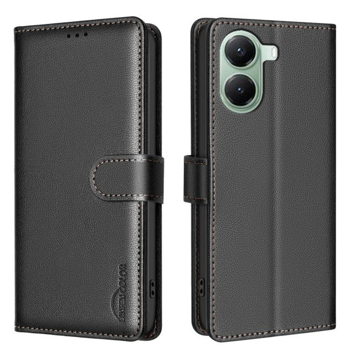 Funda de cuero antirrobo para teléfono con textura de lichi y RFID, For Redmi K90 Max 5G, For Redmi A7 Pro 171mm / Poco C85x 5G, For Redmi 15a 5G, For Redmi Tubo 5 Max / Poco X8 Pro Max, For Redmi Tubo 5 / Poco X8 Pro 5G, For Redmi Note 15 5G Global 16...