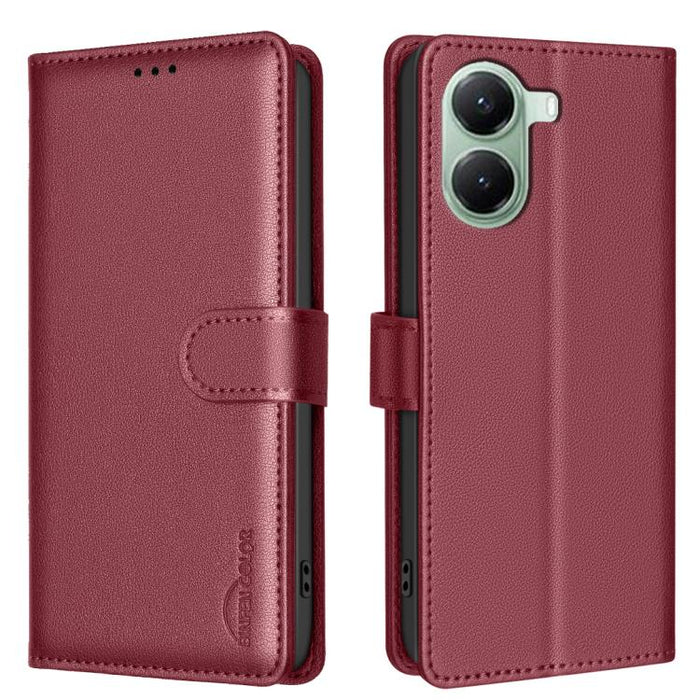 Funda de cuero antirrobo para teléfono con textura de lichi y RFID, For Redmi K90 Max 5G, For Redmi A7 Pro 171mm / Poco C85x 5G, For Redmi 15a 5G, For Redmi Tubo 5 Max / Poco X8 Pro Max, For Redmi Tubo 5 / Poco X8 Pro 5G, For Redmi Note 15 5G Global 16...