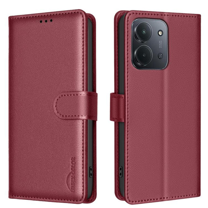 Funda de cuero antirrobo para teléfono con textura de lichi y RFID, For Redmi K90 Max 5G, For Redmi A7 Pro 171mm / Poco C85x 5G, For Redmi 15a 5G, For Redmi Tubo 5 Max / Poco X8 Pro Max, For Redmi Tubo 5 / Poco X8 Pro 5G, For Redmi Note 15 5G Global 16...