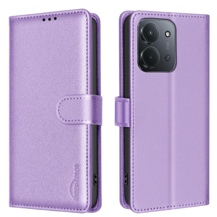 Funda de cuero antirrobo para teléfono con textura de lichi y RFID, For Redmi K90 Max 5G, For Redmi A7 Pro 171mm / Poco C85x 5G, For Redmi 15a 5G, For Redmi Tubo 5 Max / Poco X8 Pro Max, For Redmi Tubo 5 / Poco X8 Pro 5G, For Redmi Note 15 5G Global 16...