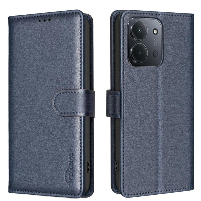 Funda de cuero antirrobo para teléfono con textura de lichi y RFID, For Redmi K90 Max 5G, For Redmi A7 Pro 171mm / Poco C85x 5G, For Redmi 15a 5G, For Redmi Tubo 5 Max / Poco X8 Pro Max, For Redmi Tubo 5 / Poco X8 Pro 5G, For Redmi Note 15 5G Global 16...