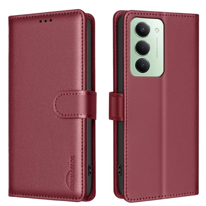 Funda de cuero antirrobo para teléfono con textura de lichi y RFID, For Redmi K90 Max 5G, For Redmi A7 Pro 171mm / Poco C85x 5G, For Redmi 15a 5G, For Redmi Tubo 5 Max / Poco X8 Pro Max, For Redmi Tubo 5 / Poco X8 Pro 5G, For Redmi Note 15 5G Global 16...