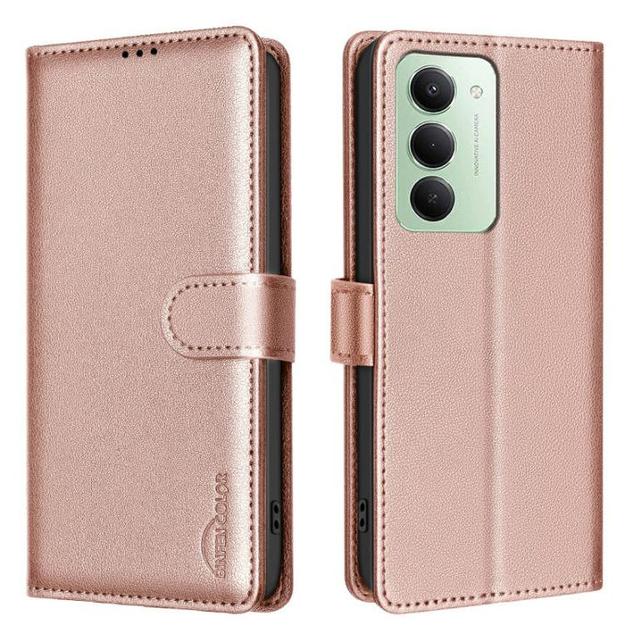 Funda de cuero antirrobo para teléfono con textura de lichi y RFID, For Redmi K90 Max 5G, For Redmi A7 Pro 171mm / Poco C85x 5G, For Redmi 15a 5G, For Redmi Tubo 5 Max / Poco X8 Pro Max, For Redmi Tubo 5 / Poco X8 Pro 5G, For Redmi Note 15 5G Global 16...
