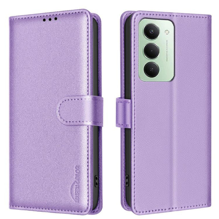 Funda de cuero antirrobo para teléfono con textura de lichi y RFID, For Redmi K90 Max 5G, For Redmi A7 Pro 171mm / Poco C85x 5G, For Redmi 15a 5G, For Redmi Tubo 5 Max / Poco X8 Pro Max, For Redmi Tubo 5 / Poco X8 Pro 5G, For Redmi Note 15 5G Global 16...
