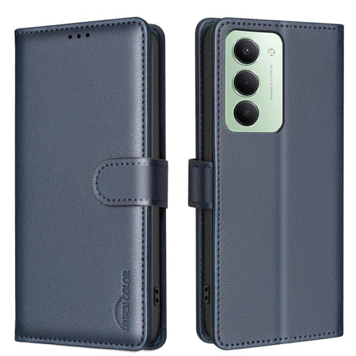 Funda de cuero antirrobo para teléfono con textura de lichi y RFID, For Redmi K90 Max 5G, For Redmi A7 Pro 171mm / Poco C85x 5G, For Redmi 15a 5G, For Redmi Tubo 5 Max / Poco X8 Pro Max, For Redmi Tubo 5 / Poco X8 Pro 5G, For Redmi Note 15 5G Global 16...