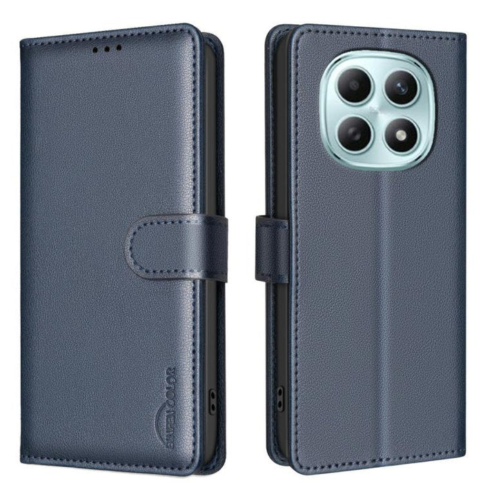 Funda de cuero antirrobo para teléfono con textura de lichi y RFID, For Redmi K90 Max 5G, For Redmi A7 Pro 171mm / Poco C85x 5G, For Redmi 15a 5G, For Redmi Tubo 5 Max / Poco X8 Pro Max, For Redmi Tubo 5 / Poco X8 Pro 5G, For Redmi Note 15 5G Global 16...